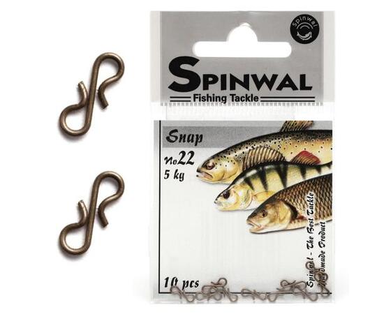 Застежка Spinwal Snap size 22 5kg 10pcs, фото 