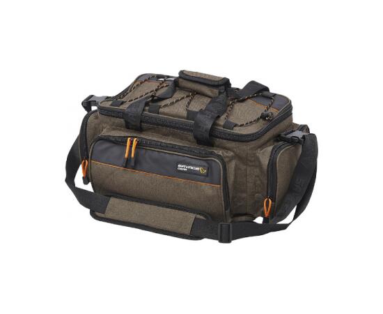 Сумка  SAVAGE GEAR System Carryall M 48X30X22cm 18L, Цвет: Коричневый|Черный, Размер: 48X30X22cm, фото 