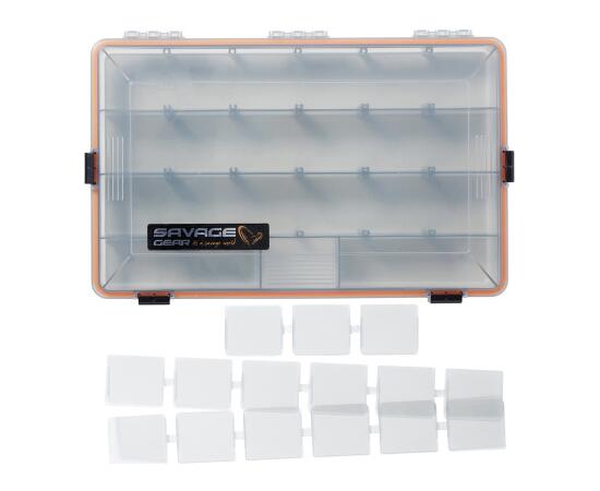 Коробка для приманок SAVAGE GEAR WP Lurebox 6B Smoke 35,5X23X9,2cm, фото 