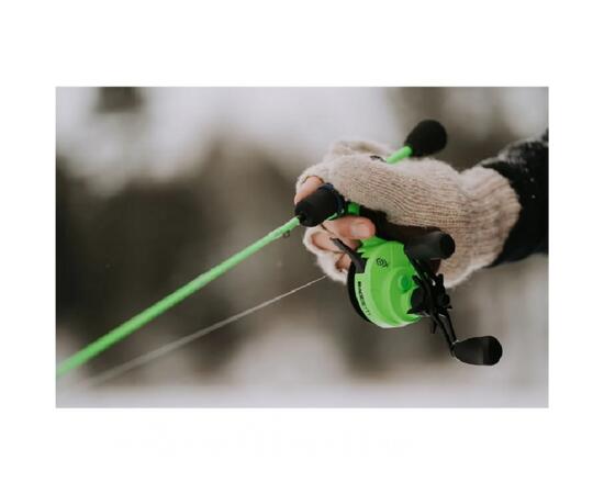 Катушка зимняя 13 FISHING Black Betty FreeFall Ghost Radioactive (зеленая), фото 