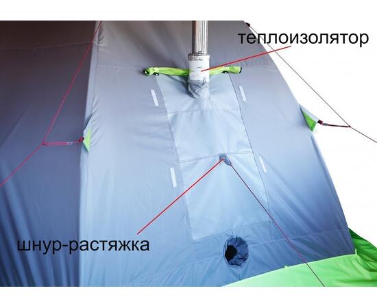 Мобильная Баня Лотос 5 (Д-образный вход + дно ПУ4000) (360х320/205 см), фото , изображение 22