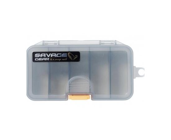 Коробка для приманок SAVAGE GEAR Lurebox 1A Smoke 13,8X7,7X3,1cm, фото 