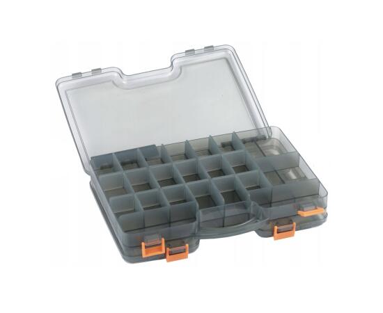 Коробка для приманок SAVAGE GEAR Lurebox 2 Sided Smoke Large 29,5X20,5X6,2cm, фото , изображение 2