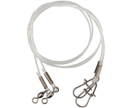 Поводки SAVAGE GEAR Regenerator Trace 50cm 0.85mm 20kg Swivel Needle Snap 3pc, фото 