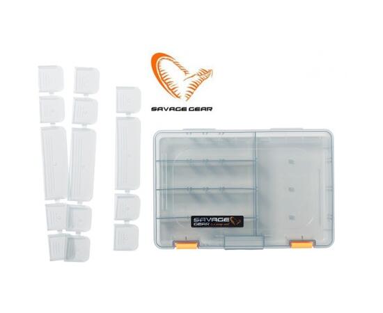 Коробка для приманок SAVAGE GEAR Lurebox 5D Smoke 27,5X18X4,5cm, фото 