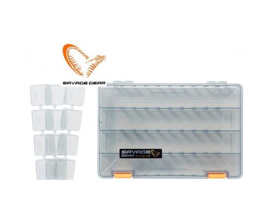 Коробка для приманок SAVAGE GEAR Lurebox 6B Deep Smoke 36X22,5X8cm, фото 
