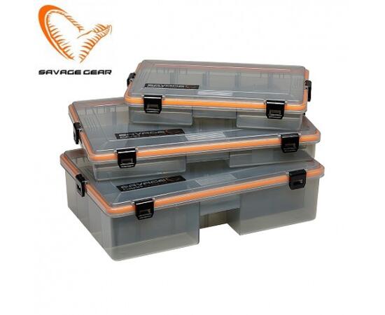 Коробка для приманок SAVAGE GEAR WP Lurebox 4B Smoke 27,5X18X5cm, фото , изображение 2