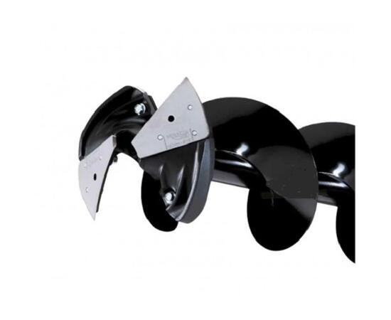 Шнек под шуруповерт с адаптером и защитным диском  Mora Ice Nova Black Cordless 130mm/5", фото , изображение 2