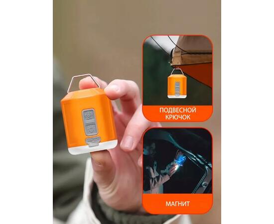 Насос аккумуляторный светодиодный для кемпинга + фонарик GIGA Pump 4.0, фото , изображение 9