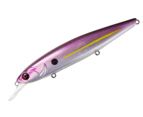 Воблер TsuYoki DRAGA 130SP 800, Цвет: 800, Вес воблера (г): 24,3, Длина воблера (мм): 130, Тип воблера: Минноу, Тип плавучести воблера: суспендер, Штрихкод: 4627138877227, Количество крючков: 3, фото 