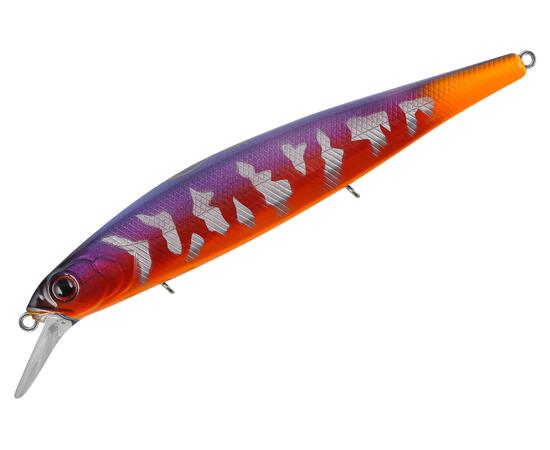 Воблер TsuYoki FLIRT 115SP K059, Цвет: K059, Вес воблера (г): 16,5, Длина воблера (мм): 115, Тип воблера: Минноу, Тип плавучести воблера: суспендер, Штрихкод: 4627166014663, Количество крючков: 3, фото 