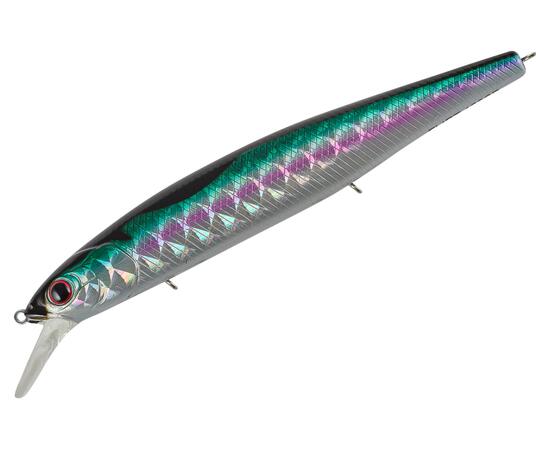 Воблер TsuYoki FLIRT 128SP LM007, Цвет: LM007, Вес воблера (г): 22,7, Длина воблера (мм): 128, Тип воблера: Минноу, Тип плавучести воблера: суспендер, Штрихкод: 4627166014816, Количество крючков: 3, фото 