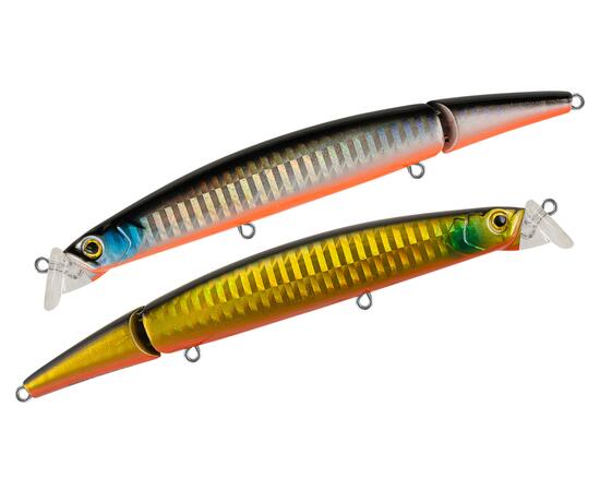 Воблер TsuYoki RAIDER 125SP 413W, Цвет: 413W, Вес воблера (г): 17, Длина воблера (мм): 125, Тип воблера: Минноу, Тип плавучести воблера: суспендер, Штрихкод: 4627166017510, Количество крючков: 3, фото 