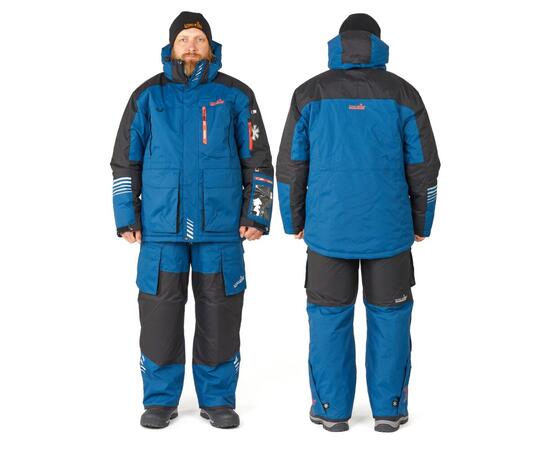Костюм зимний Norfin Tornado PRO 05 р.XXL, Размер: XXL, Расцветка: синий/чёрный, фото , изображение 2