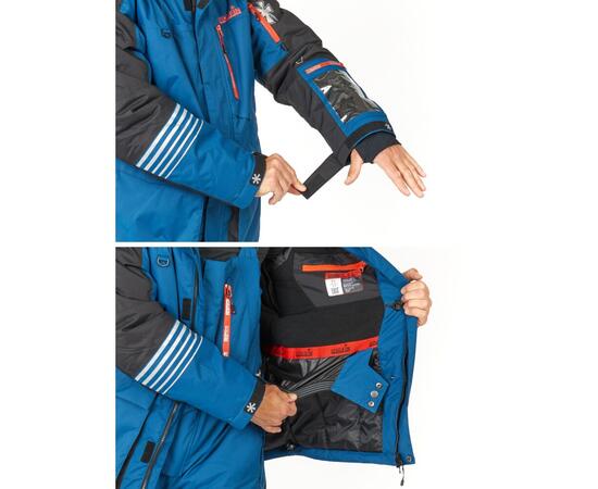 Костюм зимний Norfin Tornado PRO 05 р.XXL, Размер: XXL, Расцветка: синий/чёрный, фото , изображение 4