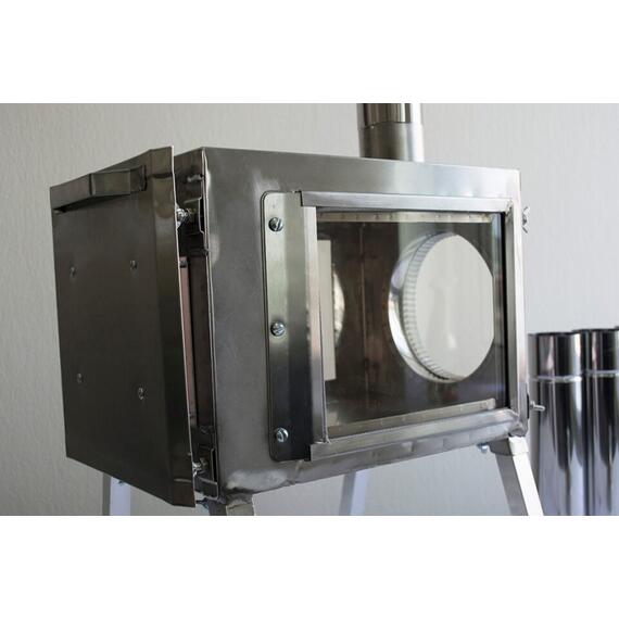 Походная печь для палатки Берег "Камин" Малая