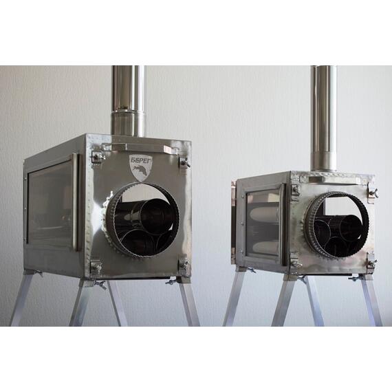 Походная печь для палатки Берег "Камин" Малая