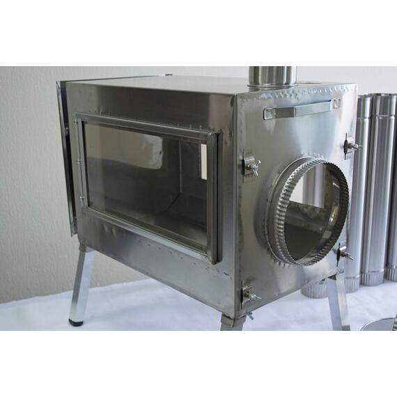 Походная печь для палатки Берег "Камин" Малая