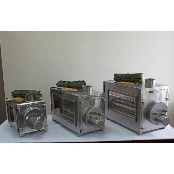 Походная печь для палатки Берег "Камин" Малая