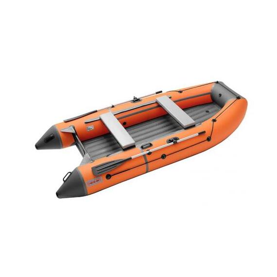 Надувная лодка Roger ТРОФЕЙ 3100 НДНД Оранжевый с тёмно-серым, фото 