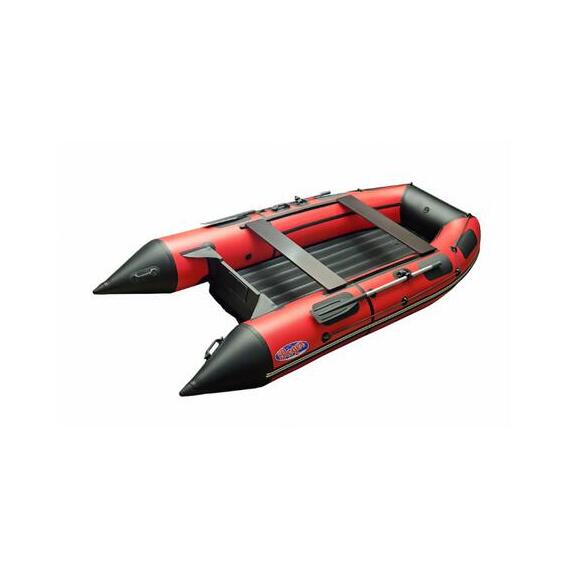 Надувная лодка Roger ЗЕФИР 3300 НДНД Красный с чёрным, фото 