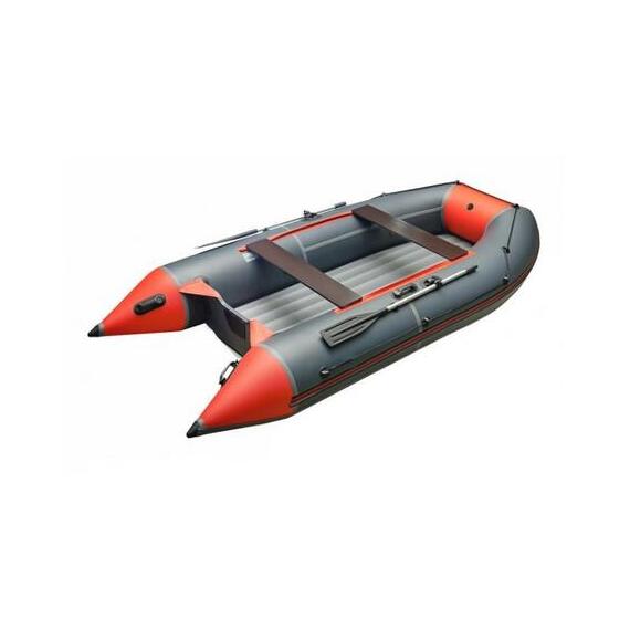 Надувная лодка Roger ЗЕФИР 3300 НДНД Тёмно-серый с оранжевым, фото 