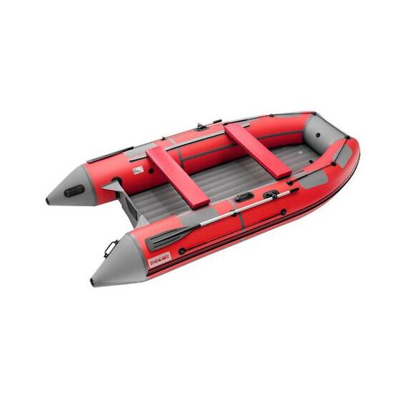 Надувная лодка Roger ЗЕФИР 3700 НДНД Красный с серым, фото 