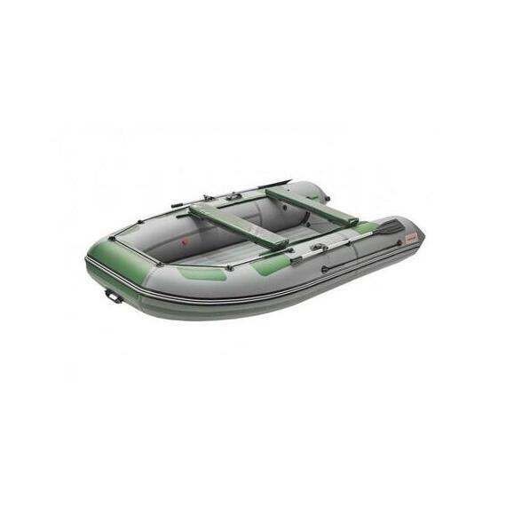 Надувная лодка Roger ЗЕФИР 3700 НДНД Серый с зелёным, фото 