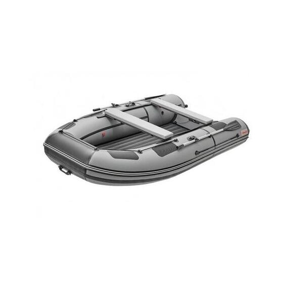 Надувная лодка Roger ЗЕФИР 3700 НДНД Серый с чёрным, фото 