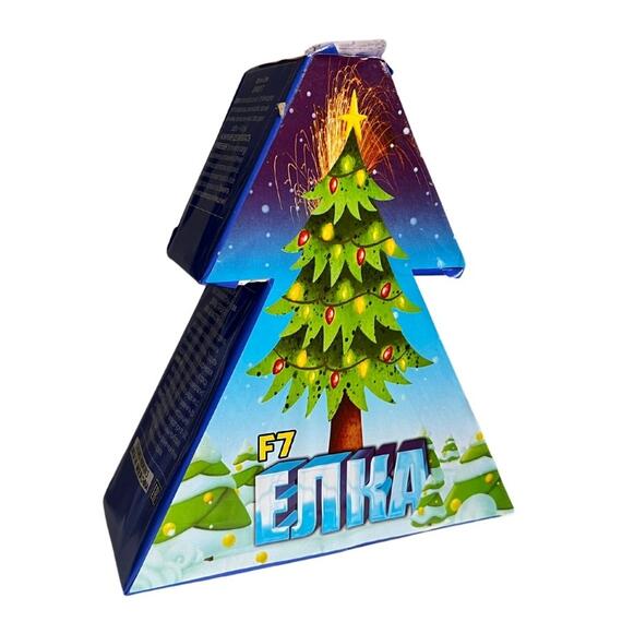 Фонтан пиротехнический Елка, фото , изображение 2