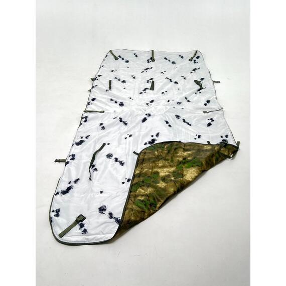 Спальный мешок Трансформер 12 мох/клякса -10 (300х145), фото , изображение 24