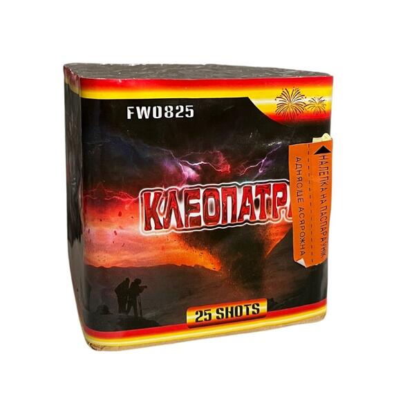 Батарея салютов Клеопатра 0,8" 25 выстрелов, фото 