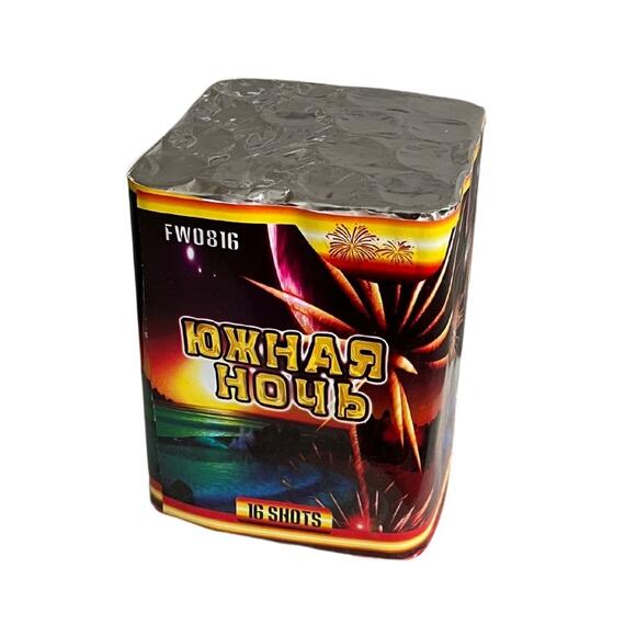 Батарея салютов Южная ночь 0,8" 16 выстрелов, фото , изображение 3