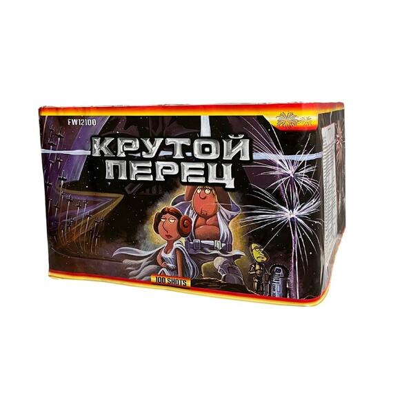 Батарея салютов Крутой перец 1,2" 100 выстрелов, фото 