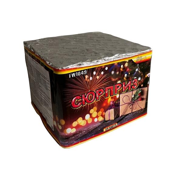 Батарея салютов Сюрприз 1,0" 49 выстрелов, фото , изображение 2