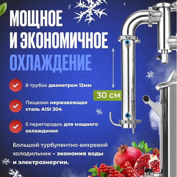 ДИСТИЛЛЯТОР SCHNAPSER EXTRA 24 30Л, фото , изображение 4