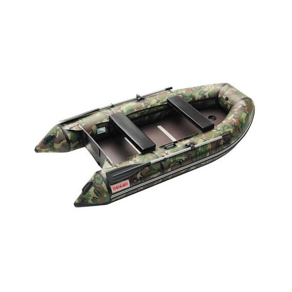 Надувная лодка Roger Hunter 3200 Киль Камуфляж военный, фото 