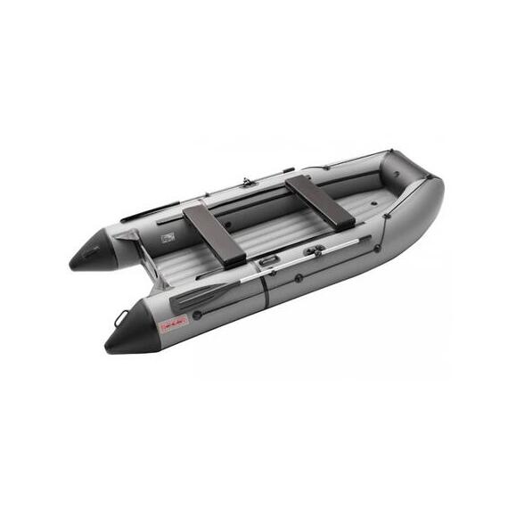 Надувная лодка Roger ТРОФЕЙ 3300 НДНД Серый с чёрным, фото 