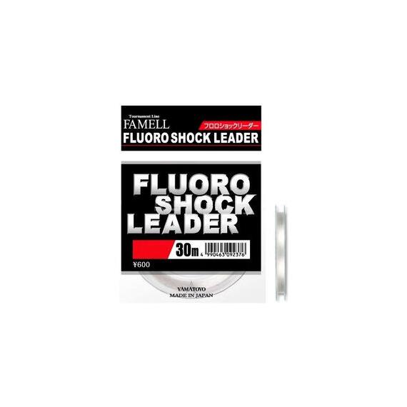 Шок лидер флюорокарбоновый Yamatoyo Fluoro Shock Leader, #1.5, 30 м, Цвет: прозрачный, Размер: 1.5, фото 