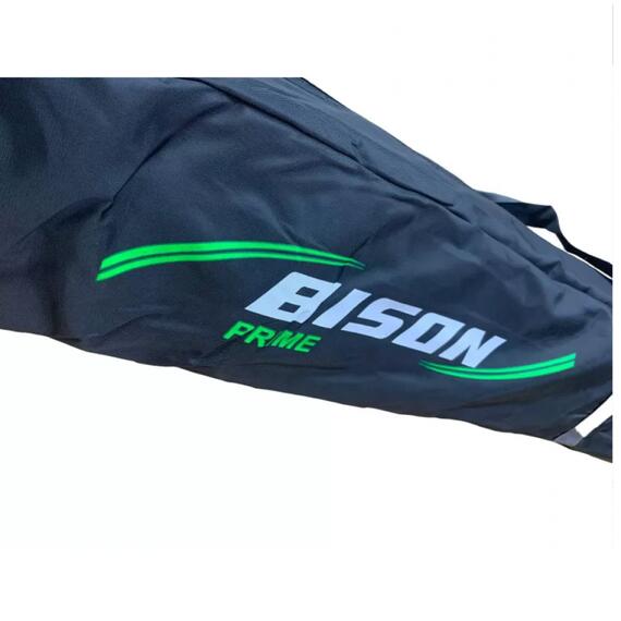 Палатка зимняя Bison Prime Куб (2.40х2.40х2.10м) бело-зелёная, фото , изображение 3