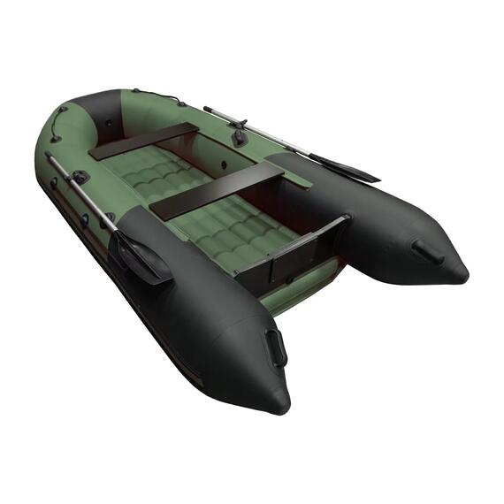 Надувная лодка Таймень NX 3400 НДНД зеленый/черный, фото , изображение 3