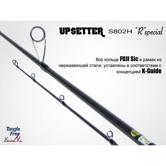 Спиннинговое удилище Tict Upsetter S802H-Sis R-Special, фото , изображение 5