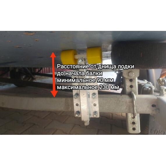 Ролики-домкраты для лодочного прицепа (комплект 2шт), фото , изображение 6