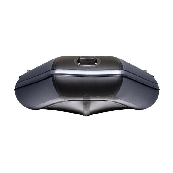 Надувная лодка Аква 2900 (слань-книжка, киль) графит/черный, фото , изображение 6