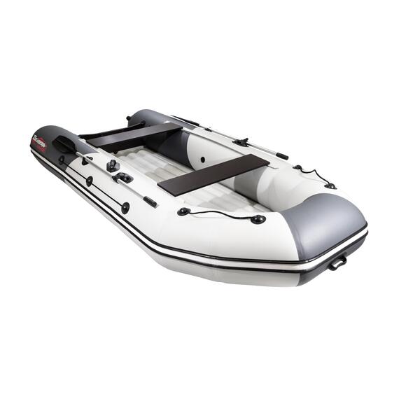 Надувная лодка Таймень NX 3600 НДНД светло-серый/графит, фото , изображение 3