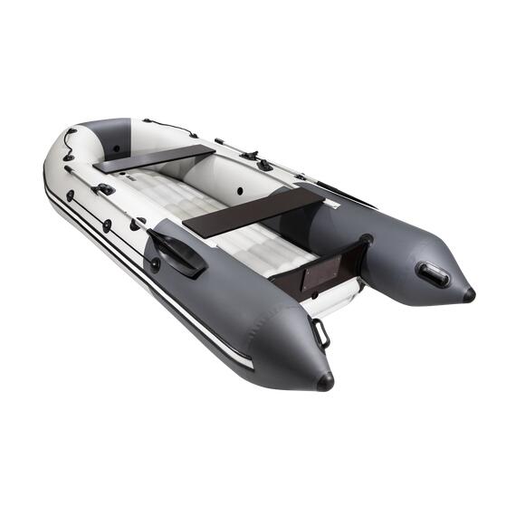 Надувная лодка Таймень NX 3600 НДНД светло-серый/графит, фото , изображение 4