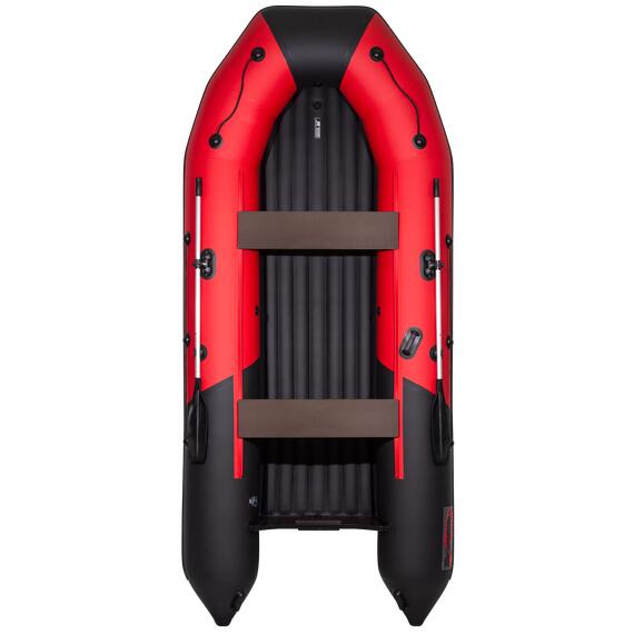 Надувная лодка Таймень NX 4000 НДНД красный/черный, фото 