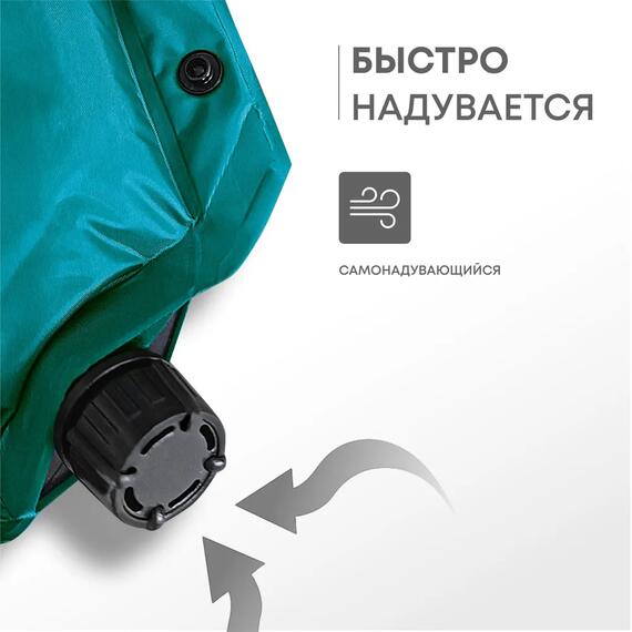 Коврик туристический RSP Forest 50, зеленый, фото , изображение 4