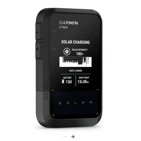 GPS-навигатор Garmin eTrex Solar с зарядкой от солнечной батареи, фото 