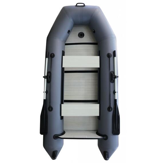 Лодка Polar Bird 260 ТМ Киль (Слань Стеклокомпозит) серый, Цвет: серый, фото 